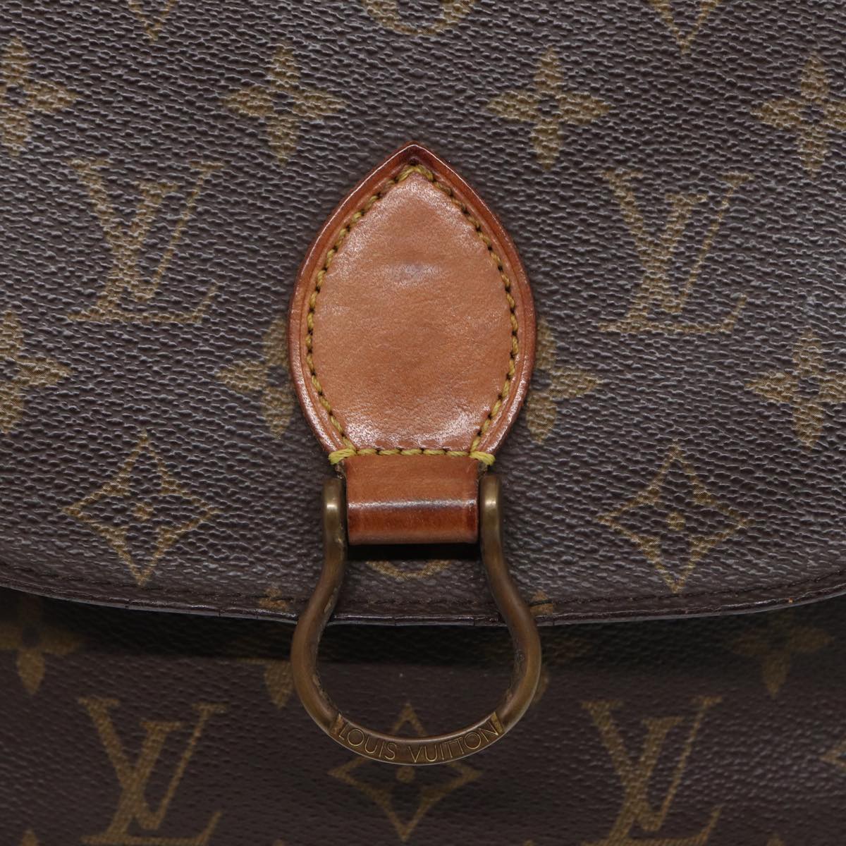 LOUIS VUITTON Monogram Saint Cloud MM Shoulder Bag M51243 LV Auth 86088