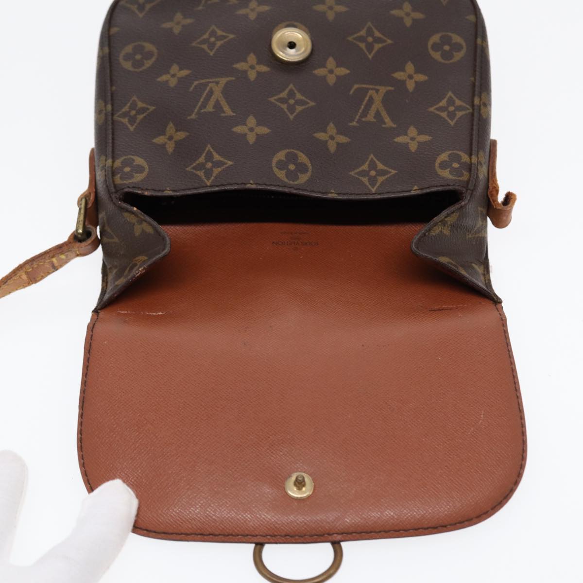 LOUIS VUITTON Monogram Saint Cloud MM Shoulder Bag M51243 LV Auth 86088