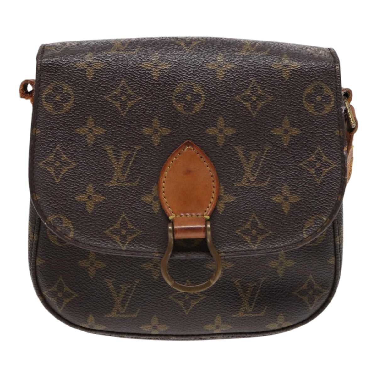 LOUIS VUITTON Monogram Saint Cloud MM Shoulder Bag M51243 LV Auth 86088