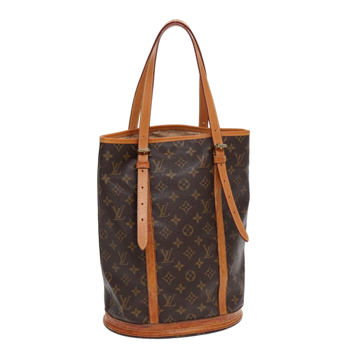 LOUIS VUITTON Monogram Bucket GM Shoulder Bag M42236 LV Auth 86116