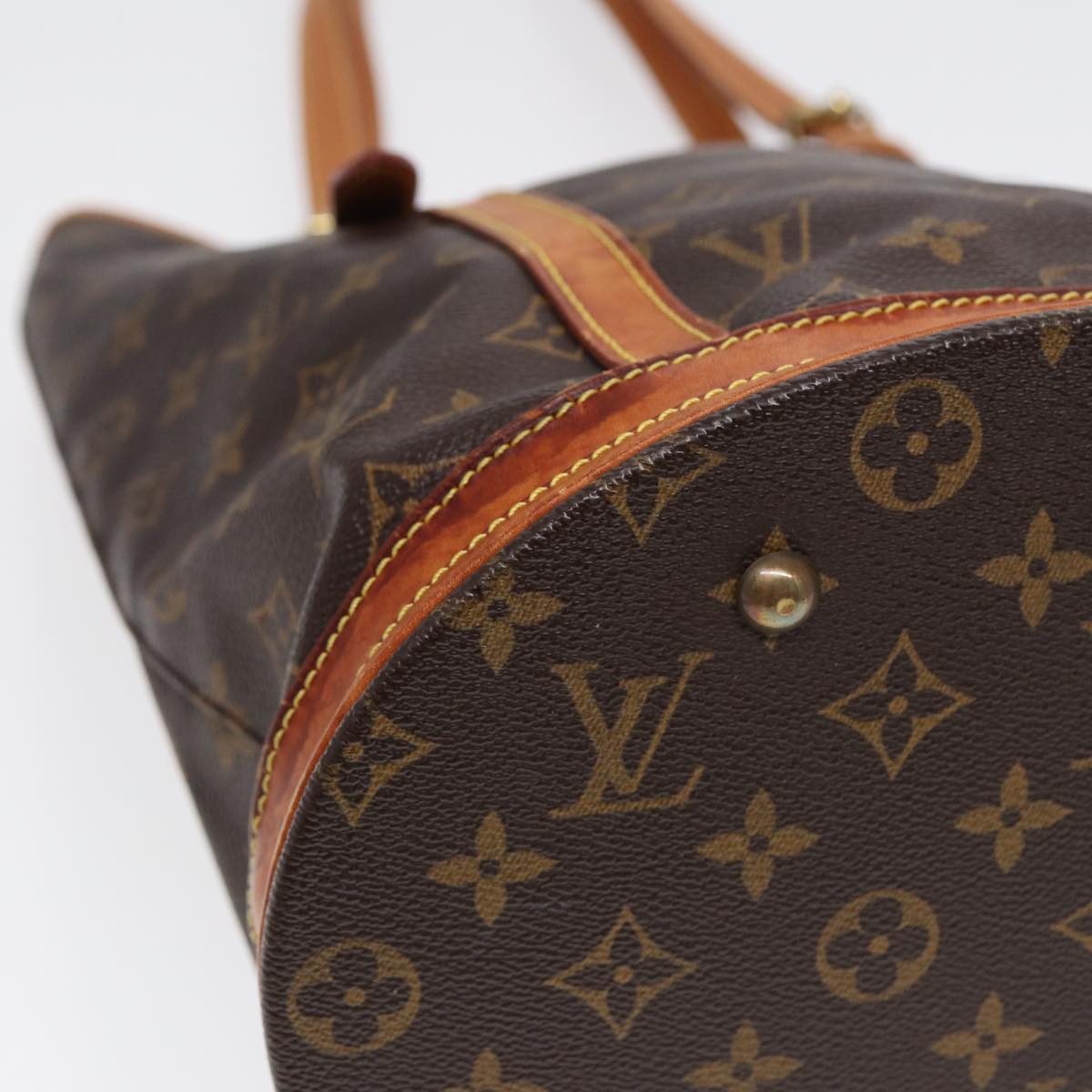 LOUIS VUITTON Monogram Bucket GM Shoulder Bag M42236 LV Auth 86116