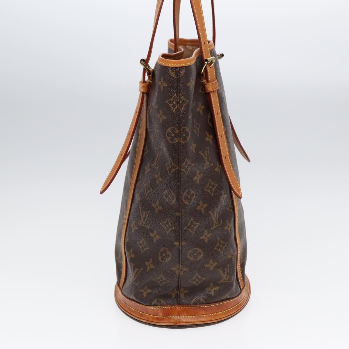 LOUIS VUITTON Monogram Bucket GM Shoulder Bag M42236 LV Auth 86116