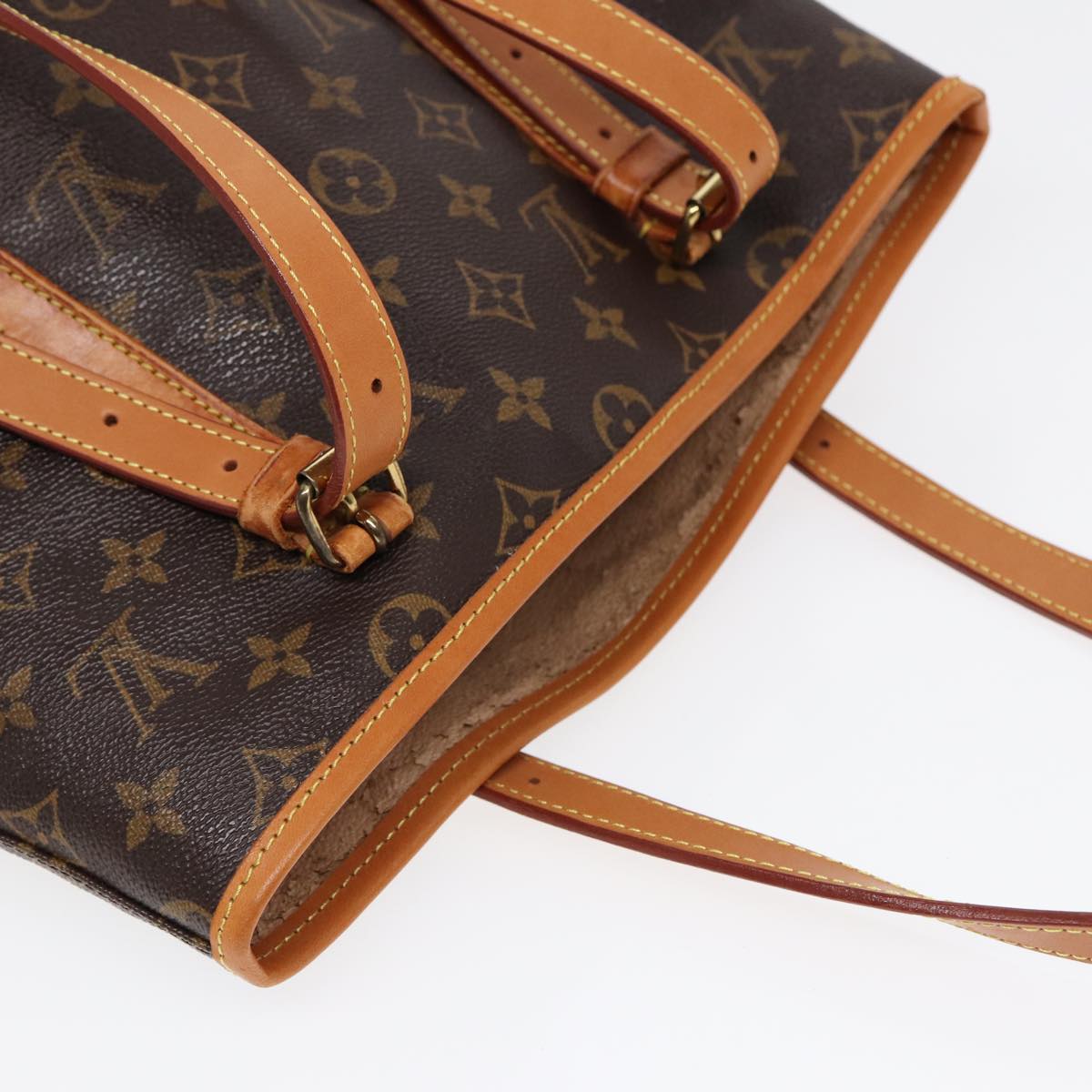 LOUIS VUITTON Monogram Bucket GM Shoulder Bag M42236 LV Auth 86116