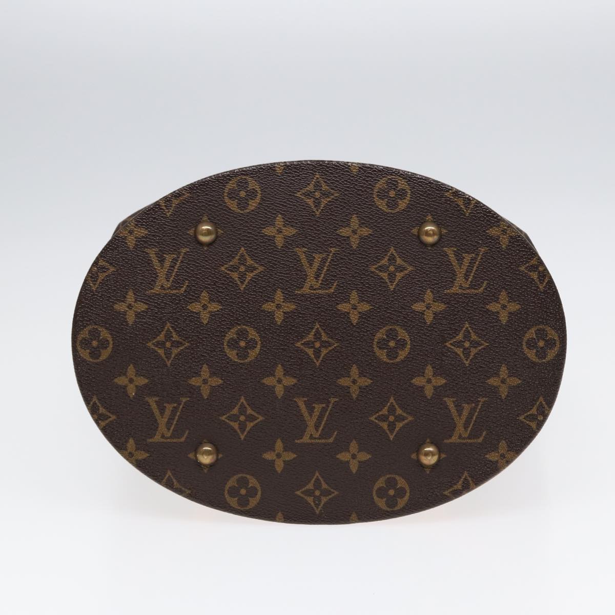 LOUIS VUITTON Monogram Bucket GM Shoulder Bag M42236 LV Auth 86116