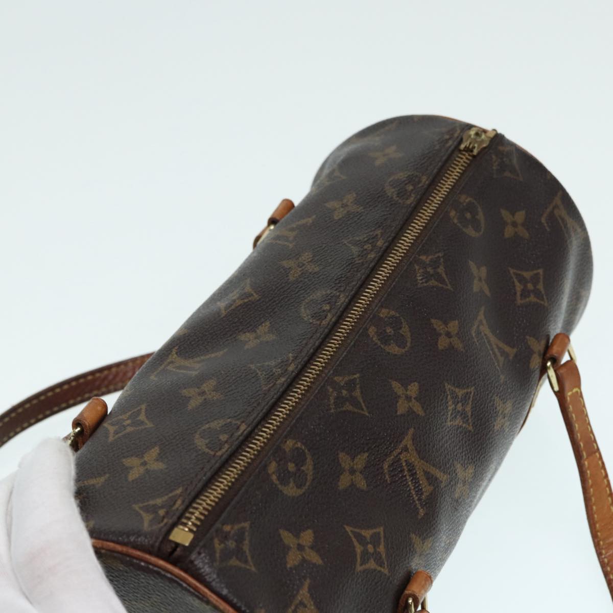 LOUIS VUITTON Monogram Papillon 26 Hand Bag M51386 LV Auth 86117