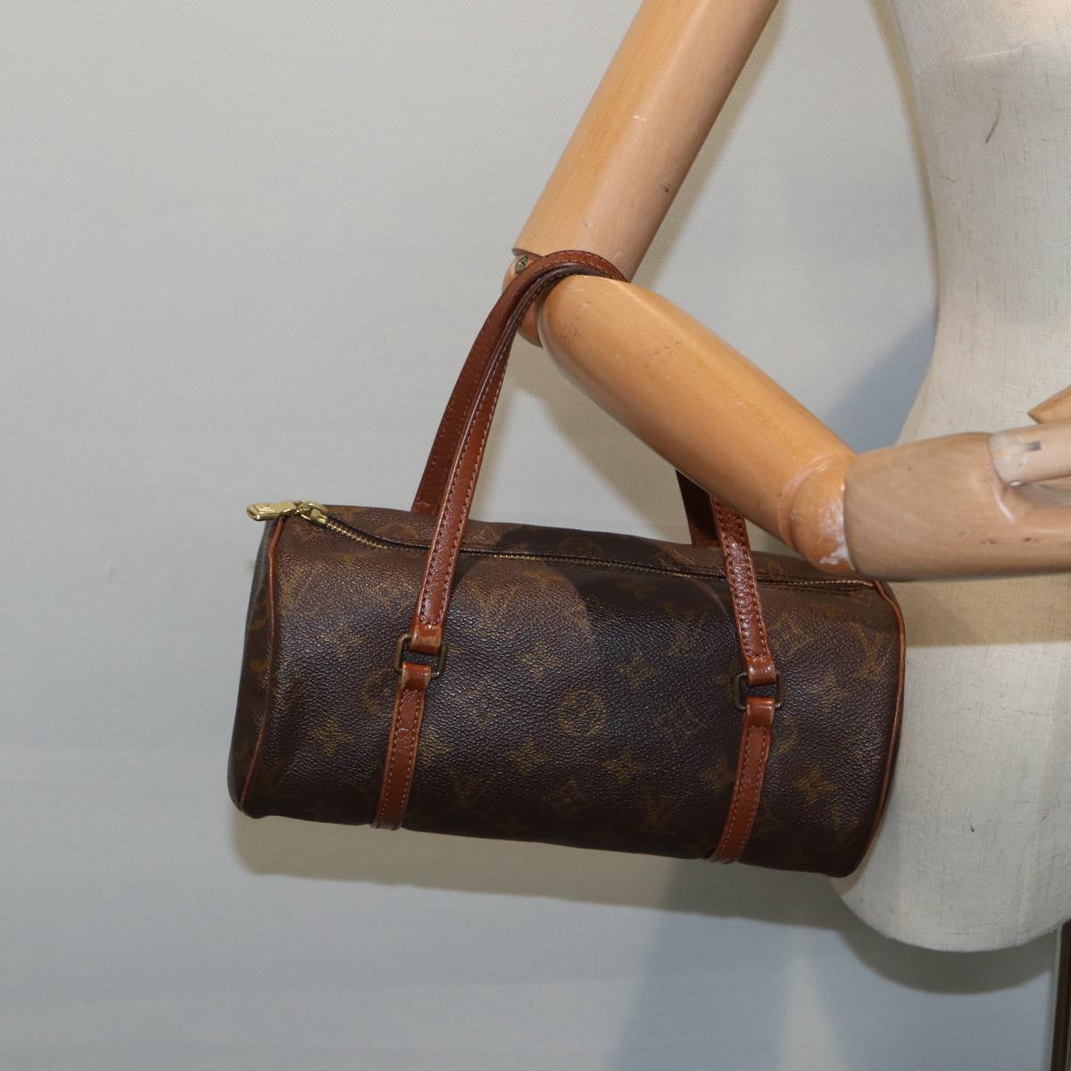 LOUIS VUITTON Monogram Papillon 26 Hand Bag M51386 LV Auth 86120