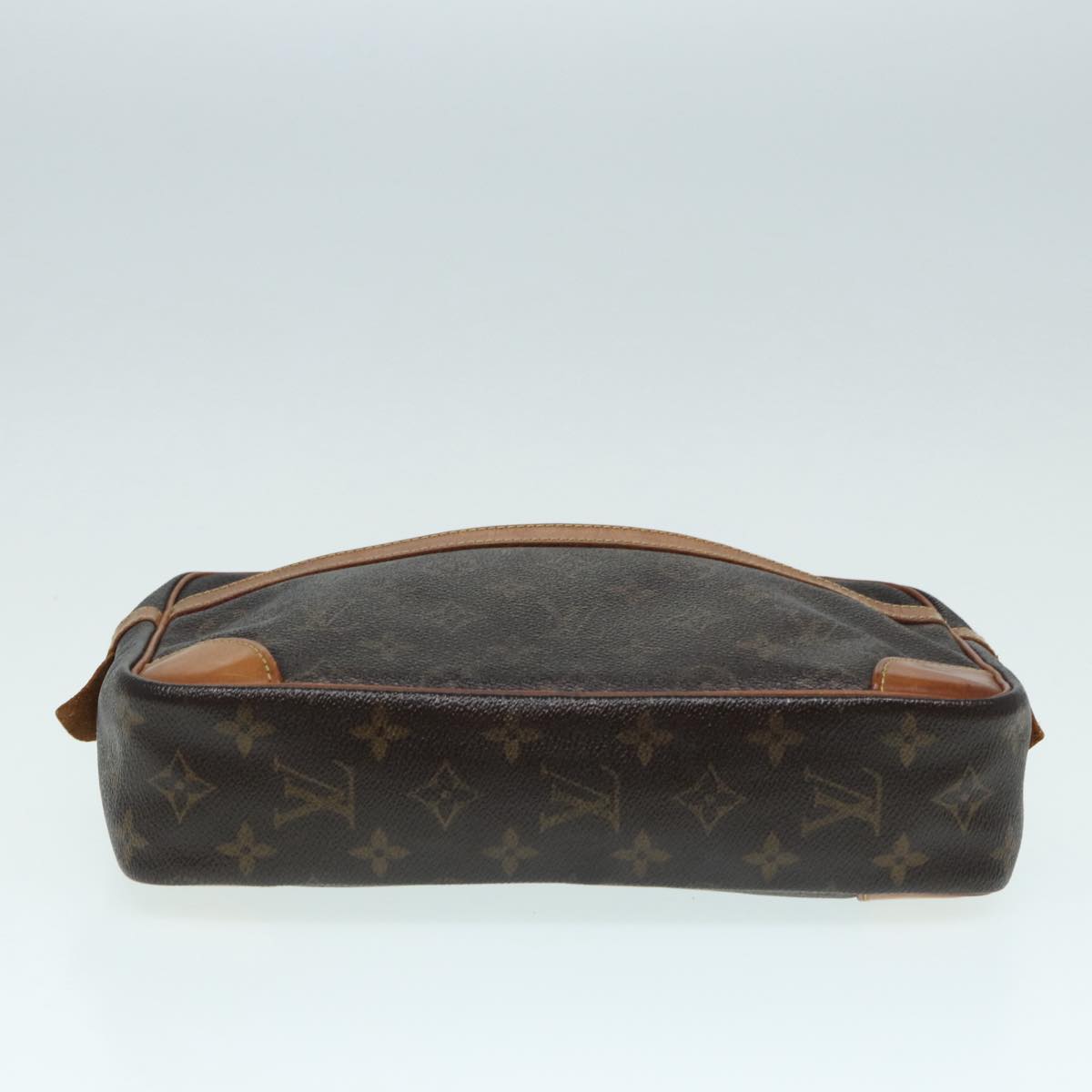 LOUIS VUITTON Monogram Compiegne 28 Clutch Bag M51845 LV Auth 86122