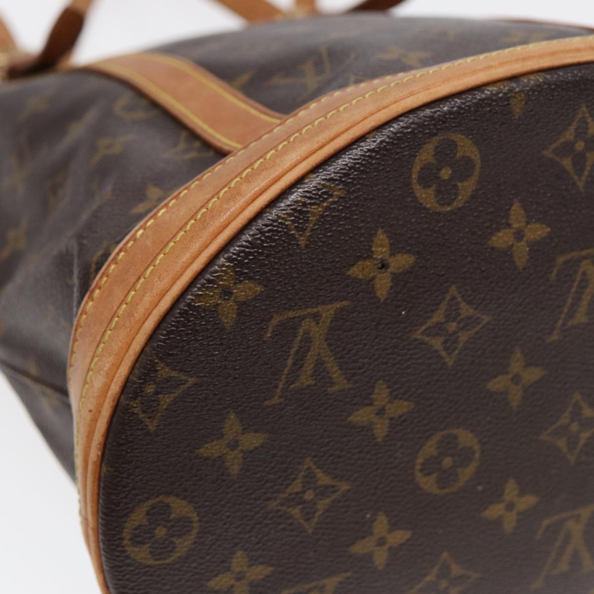 LOUIS VUITTON Monogram Bucket GM Shoulder Bag M42236 LV Auth 86138