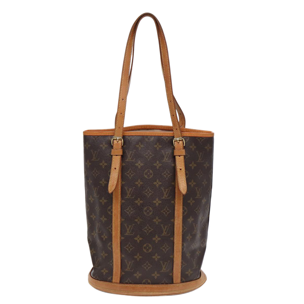 LOUIS VUITTON Monogram Bucket GM Shoulder Bag M42236 LV Auth 86138