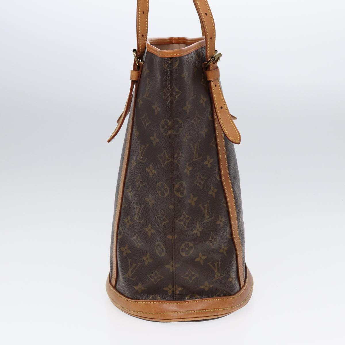 LOUIS VUITTON Monogram Bucket GM Shoulder Bag M42236 LV Auth 86138