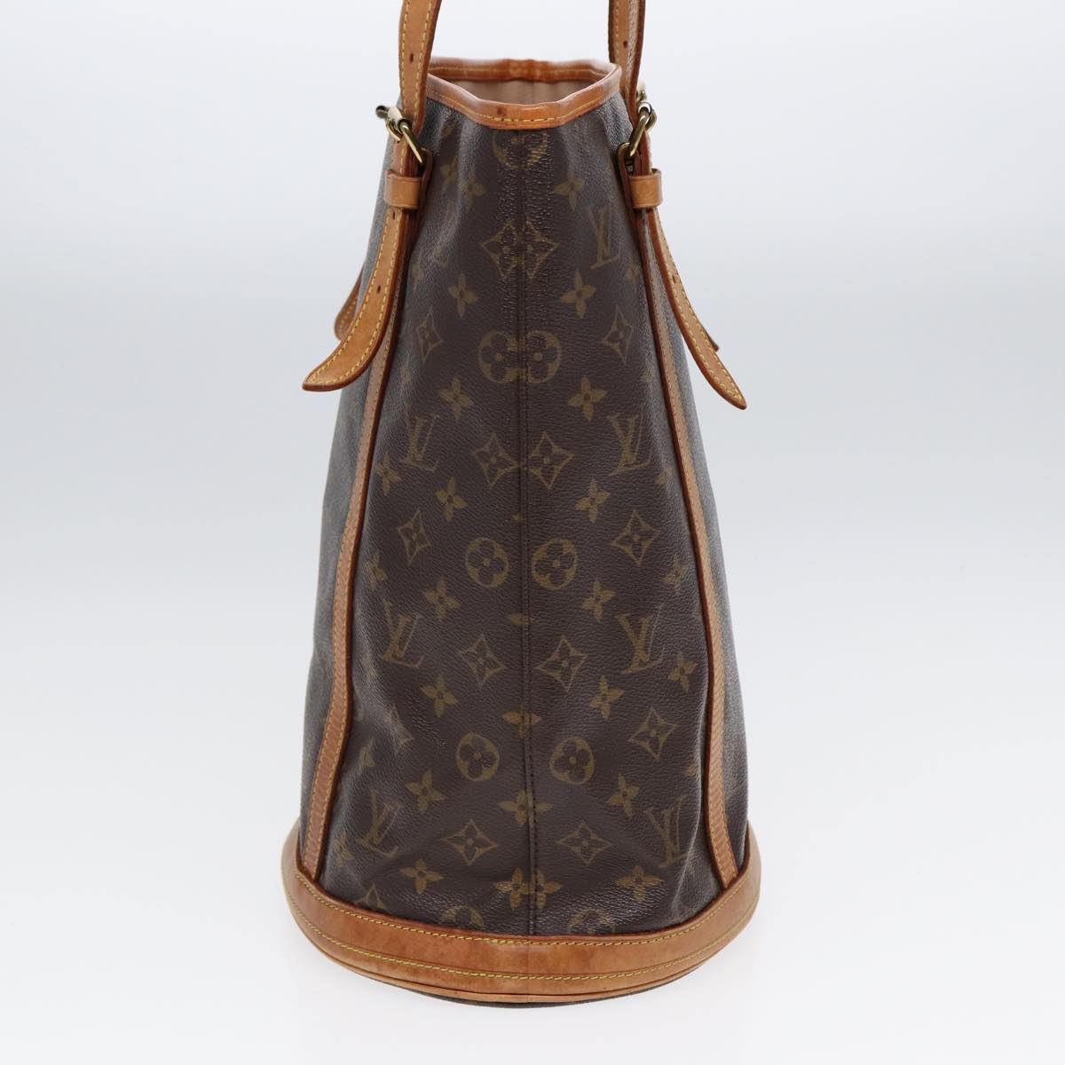 LOUIS VUITTON Monogram Bucket GM Shoulder Bag M42236 LV Auth 86138