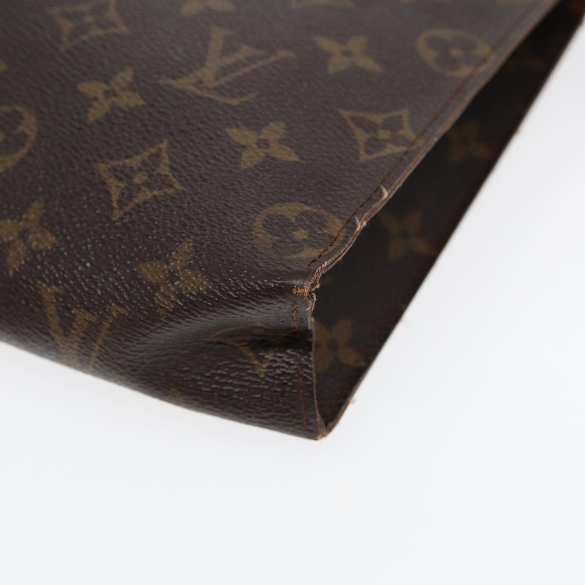 LOUIS VUITTON Monogram Poche Toilette 26 Pouch M47542 LV Auth 86142