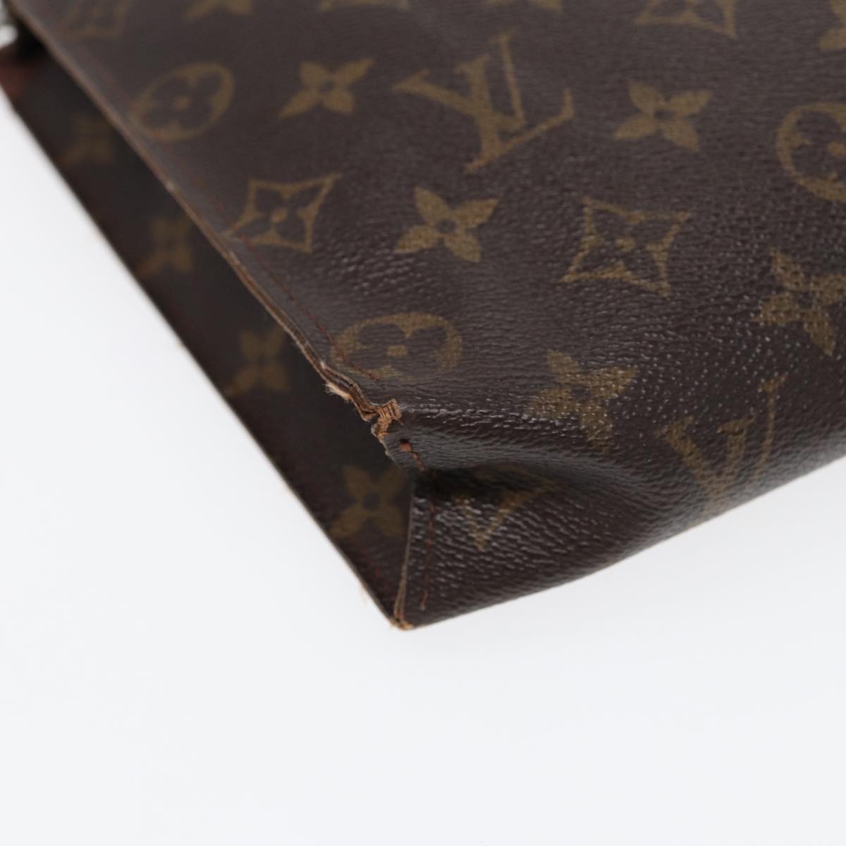 LOUIS VUITTON Monogram Poche Toilette 26 Pouch M47542 LV Auth 86142