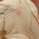 CELINE Macadam Canvas Shoulder Bag PVC Leather Brown Gold Auth 86174-19