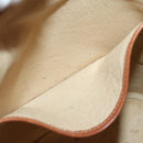 CELINE Macadam Canvas Shoulder Bag PVC Leather Brown Gold Auth 86174-22