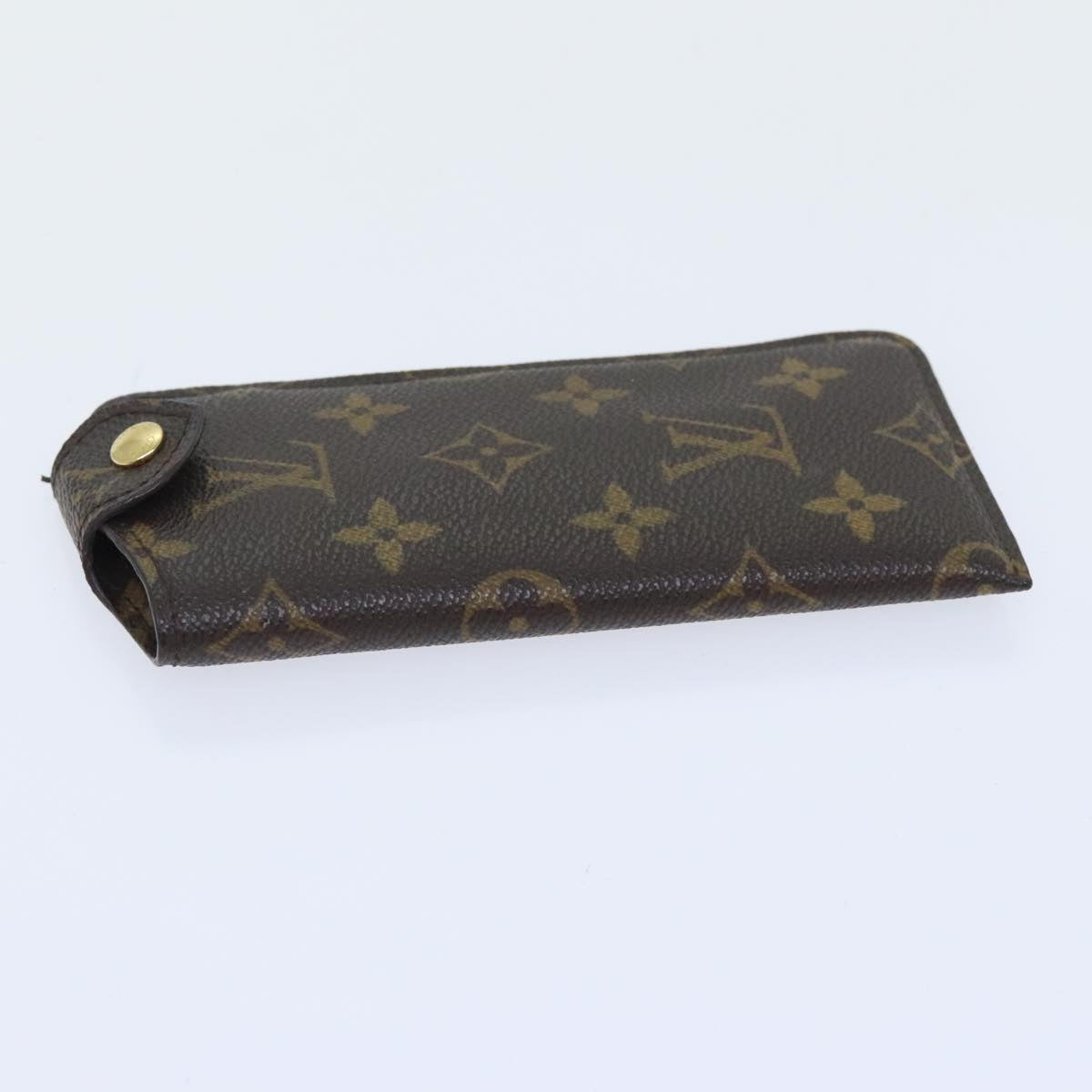 LOUIS VUITTON Monogram Etui Lunette PM Glasses Case M66545 LV Auth 86194