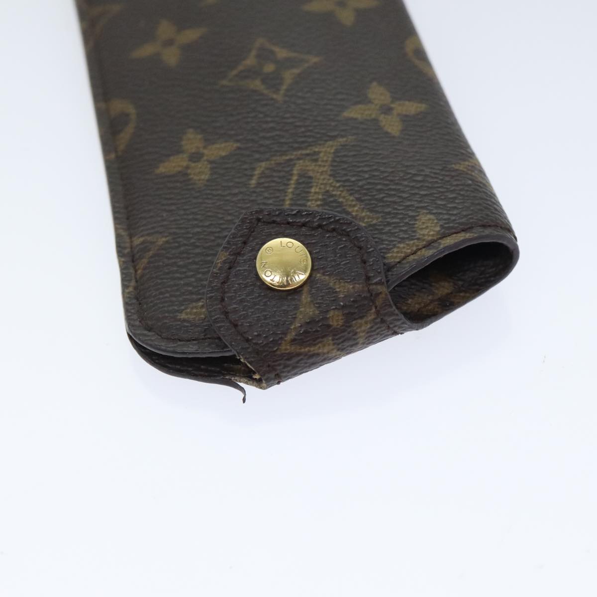 LOUIS VUITTON Monogram Etui Lunette PM Glasses Case M66545 LV Auth 86194