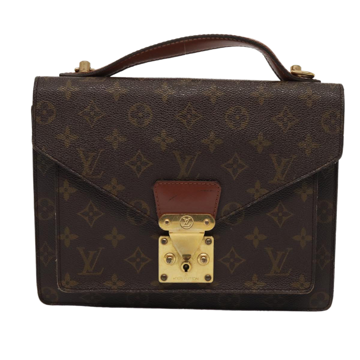 LOUIS VUITTON Monogram Monceau 26 Shoulder Bag M51187 LV Auth 86212