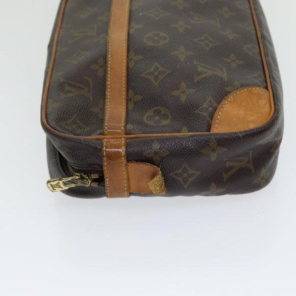 LOUIS VUITTON Monogram Compiegne 28 Clutch Tasche M51845 LV Auth 86214