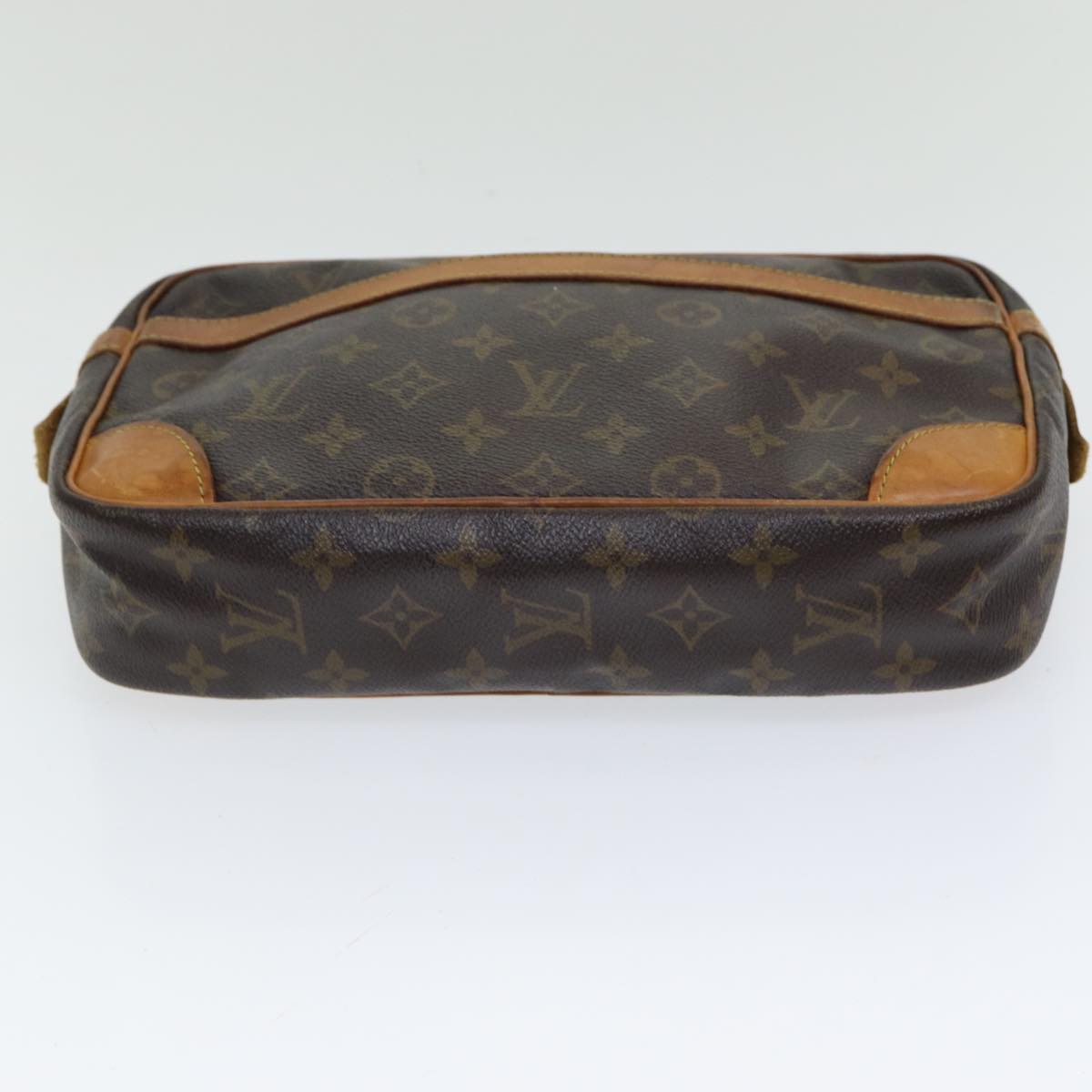 LOUIS VUITTON Monogram Compiegne 28 Clutch Bag M51845 LV Auth 86214