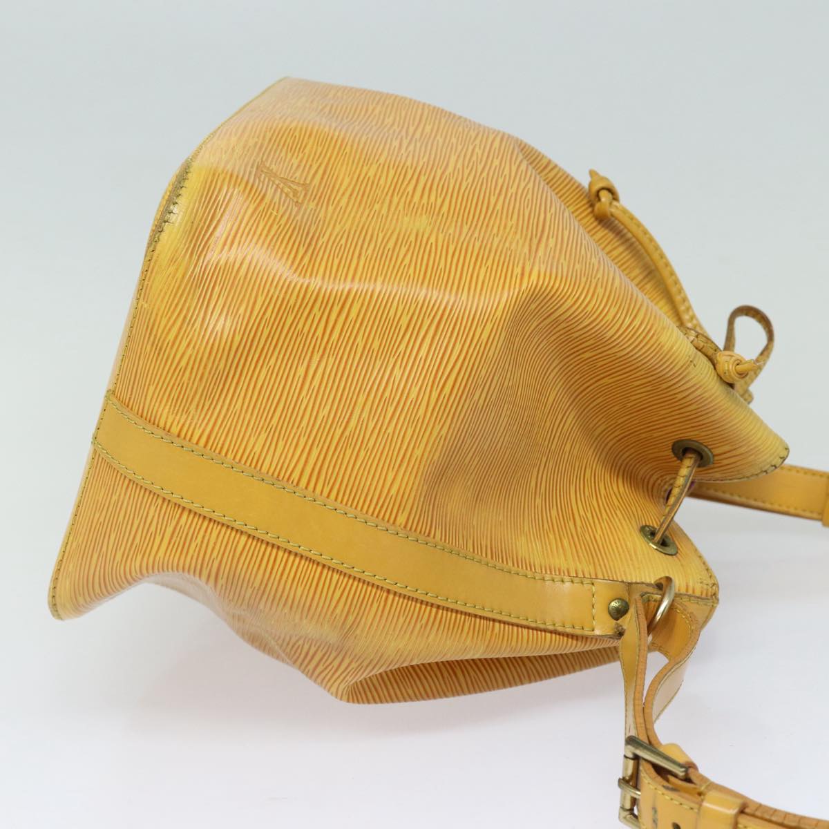 LOUIS VUITTON Epi Petit Noe Shoulder Bag Yellow M44102 LV Auth 86219