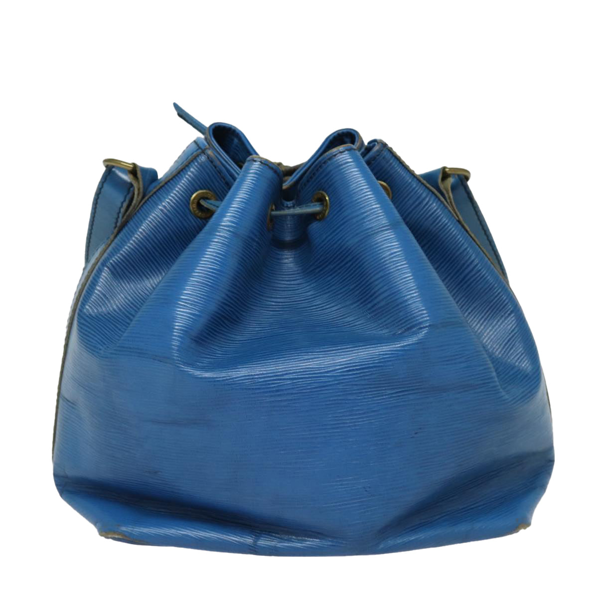 LOUIS VUITTON Epi Petit Noe Shoulder Bag Blue M44105 LV Auth 86220