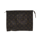 LOUIS VUITTON Monogram Poche Toilette 26 Pouch M47542 LV Auth 86222-13