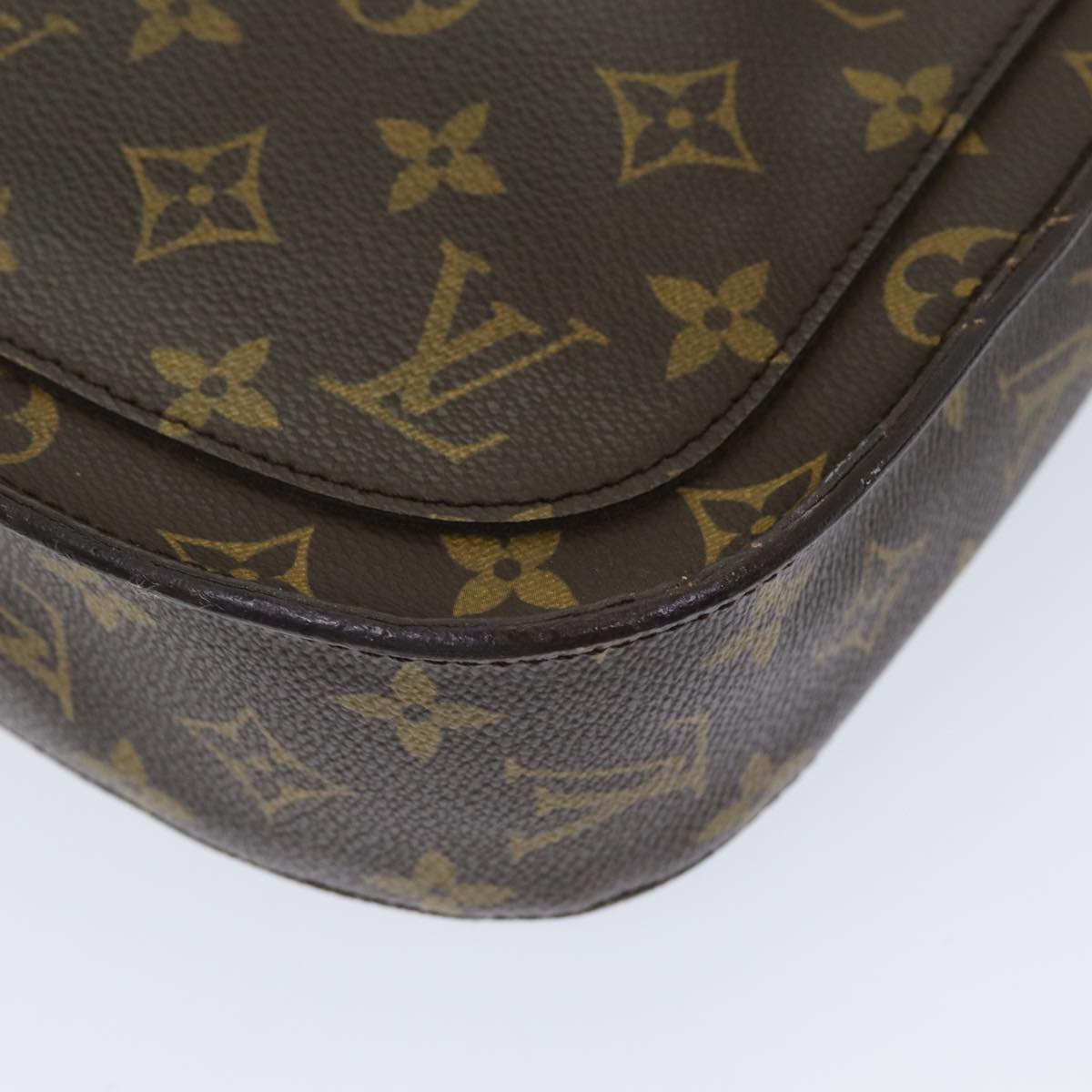 LOUIS VUITTON Monogram Saint Cloud GM Shoulder Bag M51242 LV Auth 86223