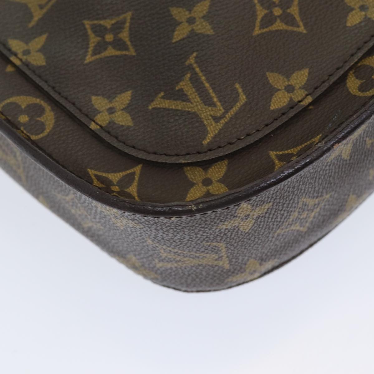 LOUIS VUITTON Monogram Saint Cloud GM Shoulder Bag M51242 LV Auth 86223