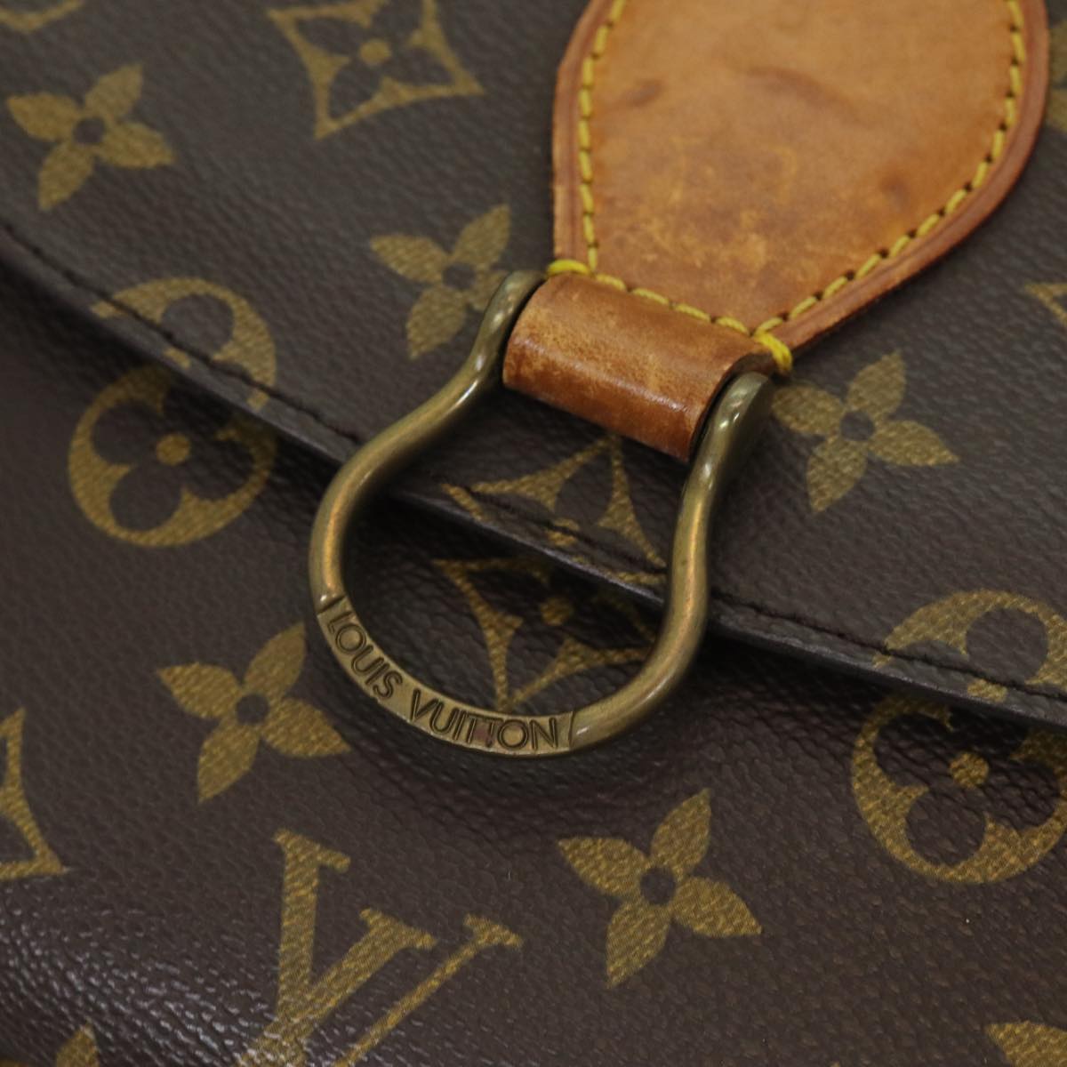 LOUIS VUITTON Monogram Saint Cloud GM Shoulder Bag M51242 LV Auth 86223