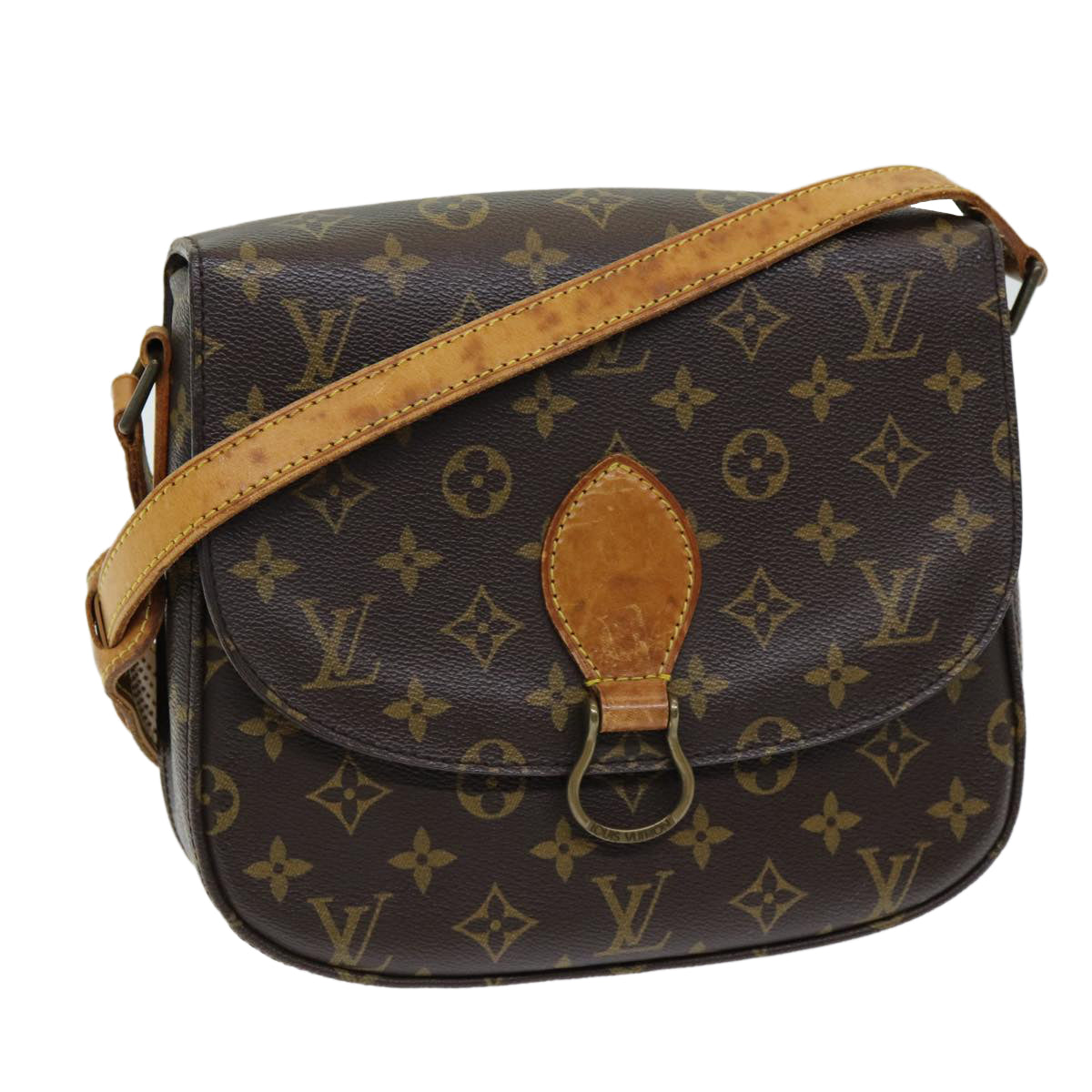 LOUIS VUITTON Monogram Saint Cloud GM Shoulder Bag M51242 LV Auth 86223