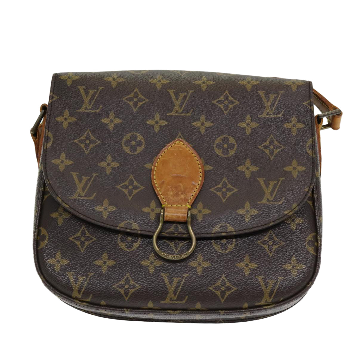 LOUIS VUITTON Monogram Saint Cloud GM Shoulder Bag M51242 LV Auth 86223