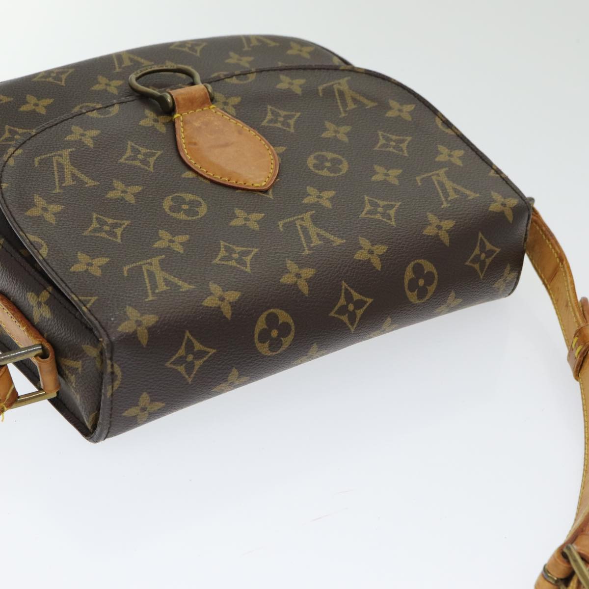 LOUIS VUITTON Monogram Saint Cloud GM Shoulder Bag M51242 LV Auth 86223