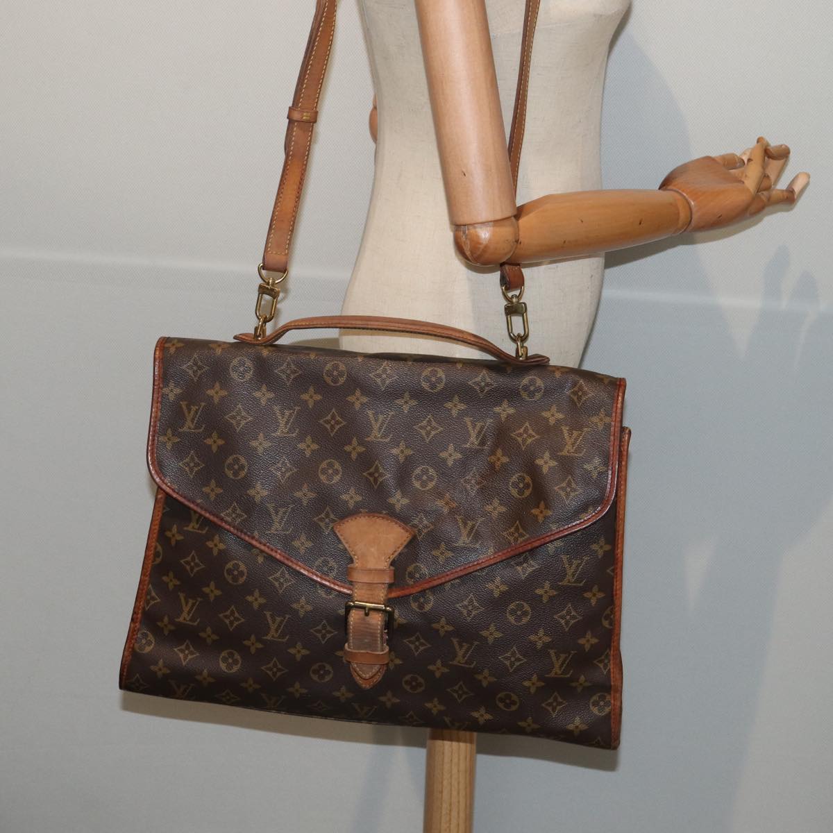 LOUIS VUITTON Monogram Beverly Hand Bag 2way M51120 LV Auth 86234