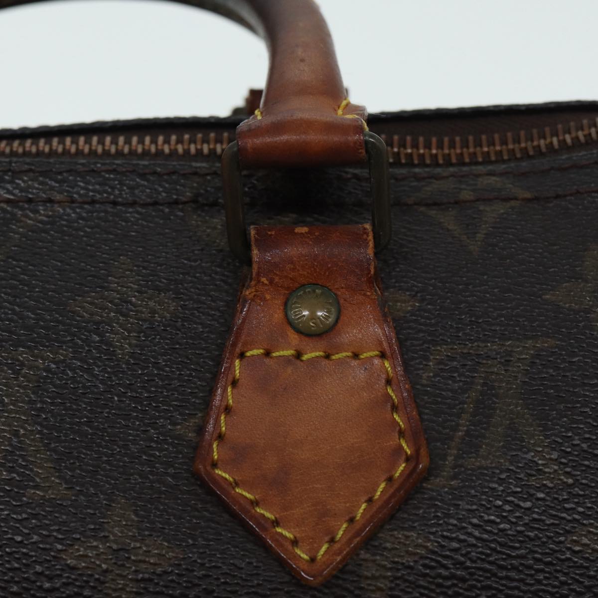 LOUIS VUITTON Monogram Speedy 25 Hand Bag M41528 LV Auth 86244