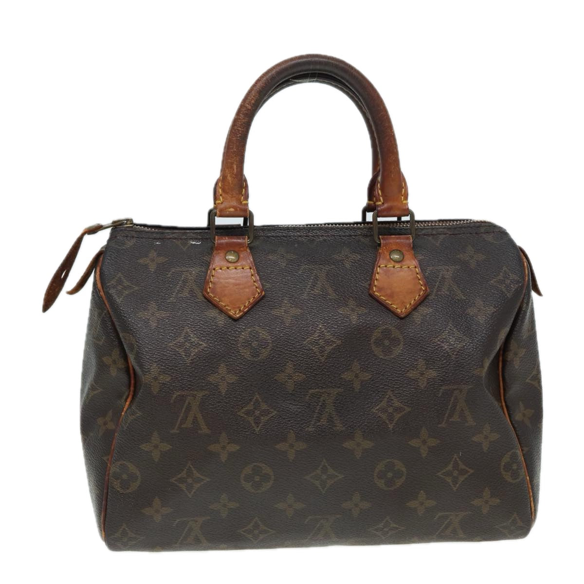 LOUIS VUITTON Monogram Speedy 25 Hand Bag M41528 LV Auth 86244