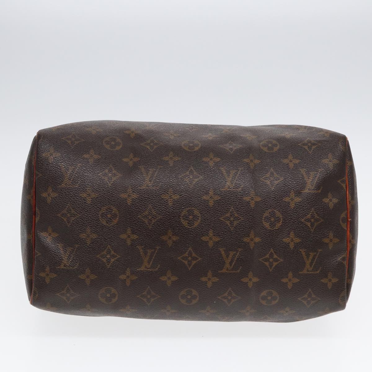 LOUIS VUITTON Monogram Speedy 30 Hand Bag M41526 LV Auth 86246