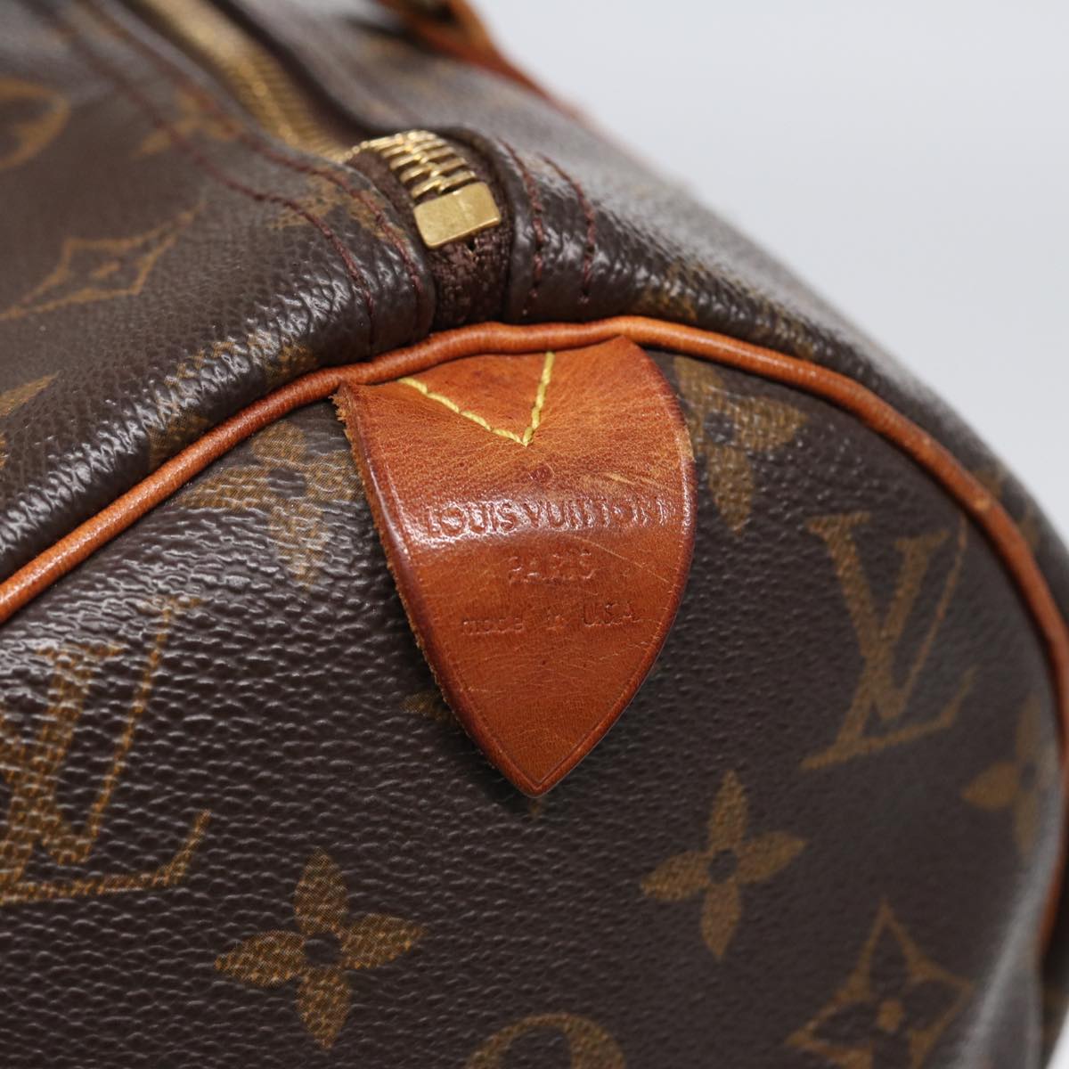 LOUIS VUITTON Monogram Speedy 30 Hand Bag M41526 LV Auth 86246