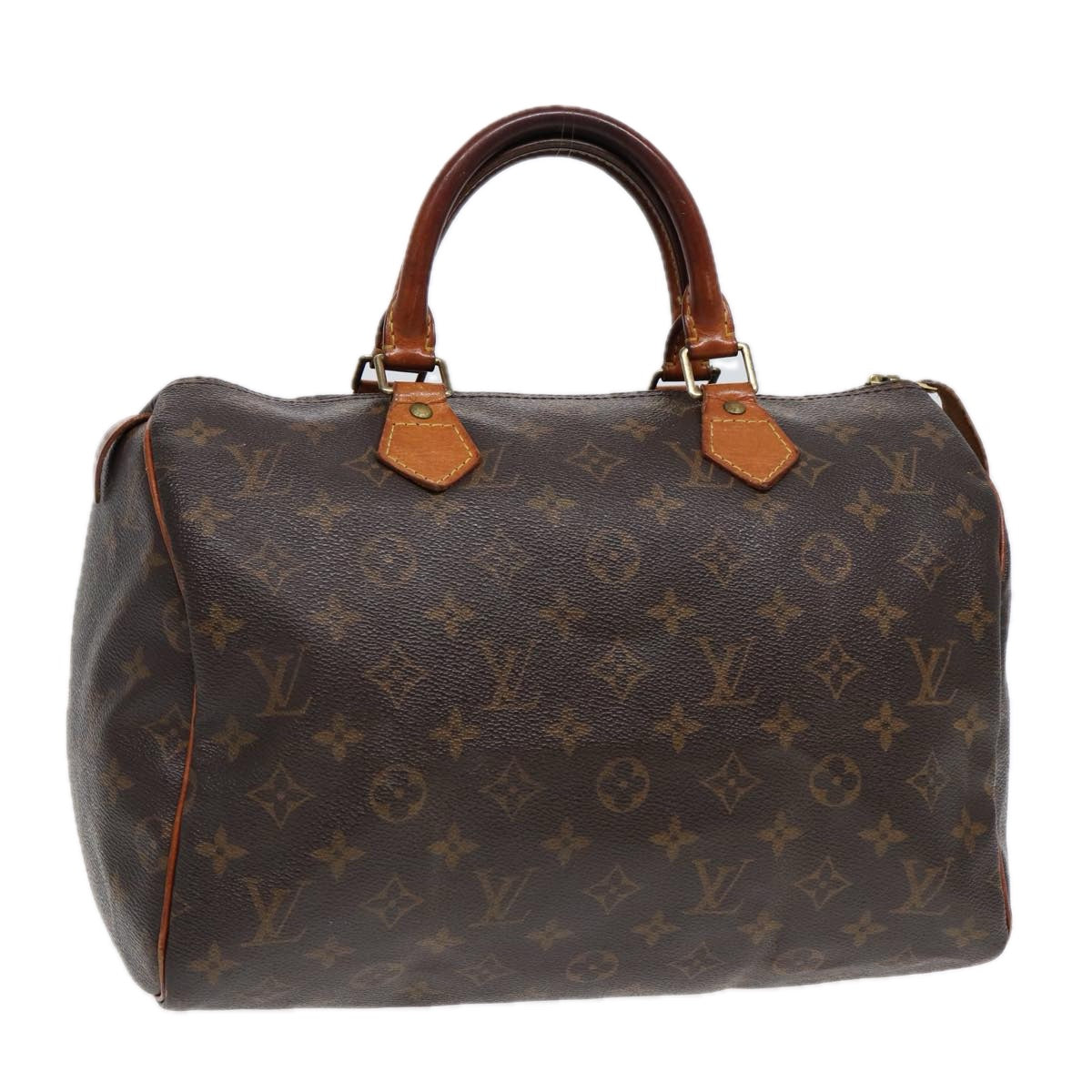 LOUIS VUITTON Monogram Speedy 30 Hand Bag M41526 LV Auth 86246