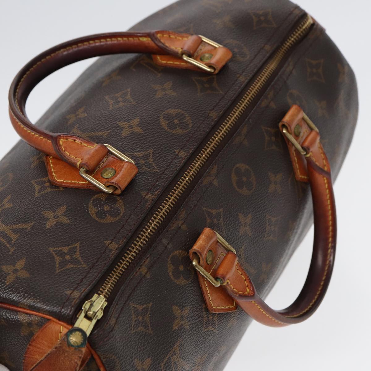 LOUIS VUITTON Monogram Speedy 30 Hand Bag M41526 LV Auth 86246