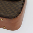 CELINE Macadam Canvas Hand Bag PVC Leather 2way Brown Gold Auth 86265-10