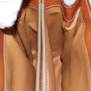 CELINE Macadam Canvas Hand Bag PVC Leather 2way Brown Gold Auth 86265-21