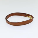CELINE Macadam Canvas Hand Bag PVC Leather 2way Brown Gold Auth 86265-23