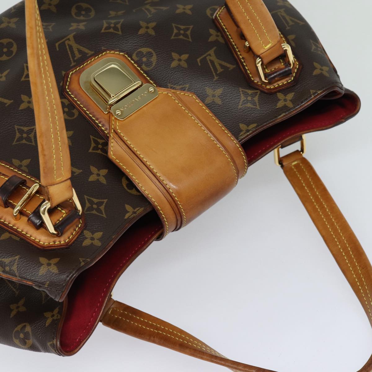 LOUIS VUITTON Monogram Greet Shoulder Bag M55210 LV Auth 86269