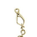 LOUIS VUITTON Less Baxter MM Dog Leash Leather Beige M58051 LV Auth 86281-2