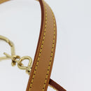 LOUIS VUITTON Less Baxter MM Dog Leash Leather Beige M58051 LV Auth 86281-6