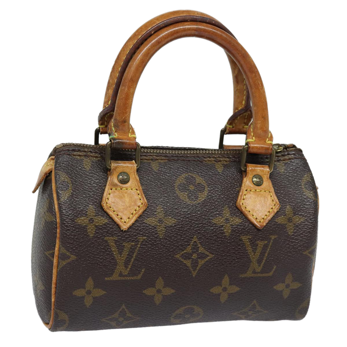 LOUIS VUITTON Monogram Mini Speedy Hand Bag M41534 LV Auth 86288