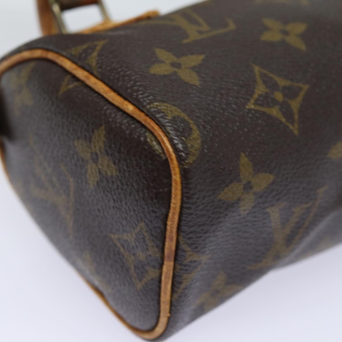 LOUIS VUITTON Monogram Mini Speedy Hand Bag M41534 LV Auth 86288