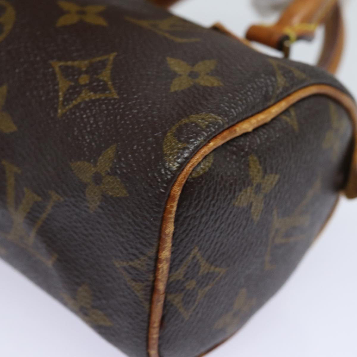 LOUIS VUITTON Monogram Mini Speedy Hand Bag M41534 LV Auth 86288