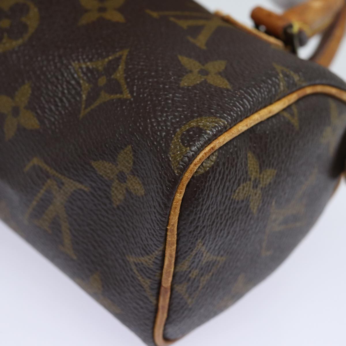 LOUIS VUITTON Monogram Mini Speedy Hand Bag M41534 LV Auth 86288